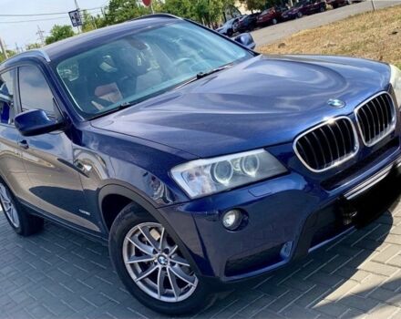 Синий БМВ Х3, объемом двигателя 2 л и пробегом 344 тыс. км за 12500 $, фото 1 на Automoto.ua