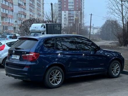 Синий БМВ Х3, объемом двигателя 2 л и пробегом 276 тыс. км за 16000 $, фото 1 на Automoto.ua