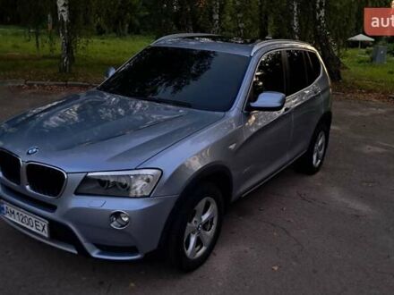 Синий БМВ Х3, объемом двигателя 2 л и пробегом 318 тыс. км за 13500 $, фото 1 на Automoto.ua