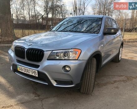 Синий БМВ Х3, объемом двигателя 3 л и пробегом 280 тыс. км за 12500 $, фото 1 на Automoto.ua