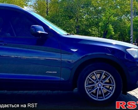 Синий БМВ Х3, объемом двигателя 2 л и пробегом 34500 тыс. км за 12500 $, фото 1 на Automoto.ua