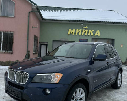 Синий БМВ Х3, объемом двигателя 3 л и пробегом 203 тыс. км за 11650 $, фото 1 на Automoto.ua