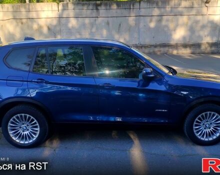 Синий БМВ Х3, объемом двигателя 2 л и пробегом 165 тыс. км за 12500 $, фото 1 на Automoto.ua