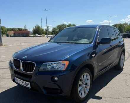 Синий БМВ Х3, объемом двигателя 2 л и пробегом 200 тыс. км за 14500 $, фото 1 на Automoto.ua