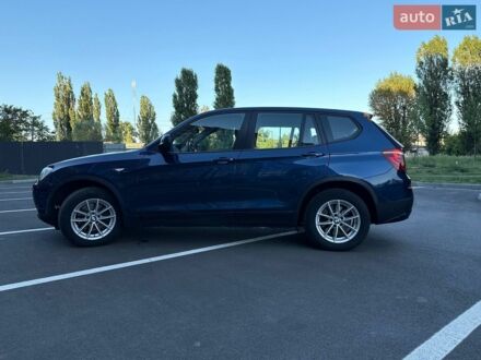 Синій БМВ Х3, об'ємом двигуна 2 л та пробігом 202 тис. км за 14100 $, фото 1 на Automoto.ua