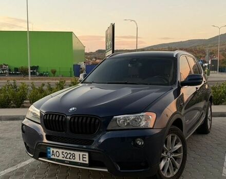Синий БМВ Х3, объемом двигателя 2 л и пробегом 185 тыс. км за 12700 $, фото 1 на Automoto.ua
