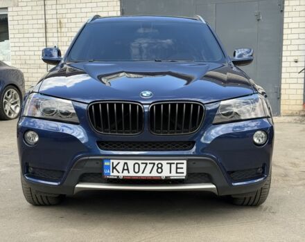 Синий БМВ Х3, объемом двигателя 2 л и пробегом 146 тыс. км за 19515 $, фото 1 на Automoto.ua
