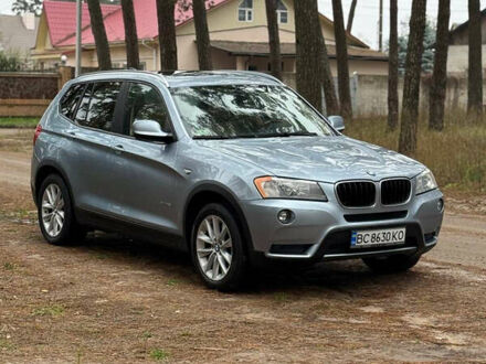 Синий БМВ Х3, объемом двигателя 2 л и пробегом 280 тыс. км за 11500 $, фото 1 на Automoto.ua