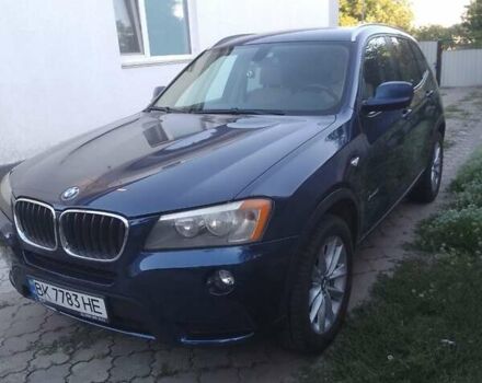 Синий БМВ Х3, объемом двигателя 2 л и пробегом 181 тыс. км за 11900 $, фото 1 на Automoto.ua