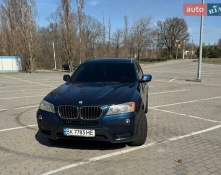 Синий БМВ Х3, объемом двигателя 2 л и пробегом 187 тыс. км за 12800 $, фото 1 на Automoto.ua