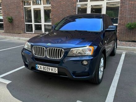Синий БМВ Х3, объемом двигателя 2 л и пробегом 159 тыс. км за 12750 $, фото 1 на Automoto.ua