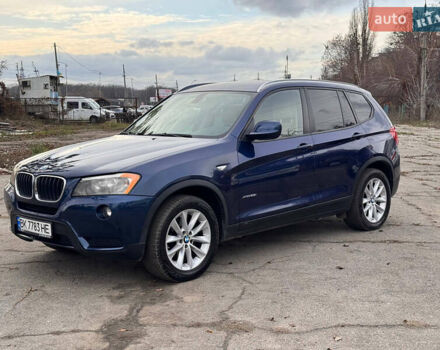 Синій БМВ Х3, об'ємом двигуна 2 л та пробігом 181 тис. км за 12499 $, фото 1 на Automoto.ua