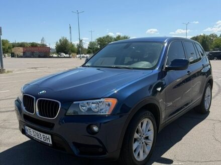 Синий БМВ Х3, объемом двигателя 2 л и пробегом 200 тыс. км за 14500 $, фото 1 на Automoto.ua