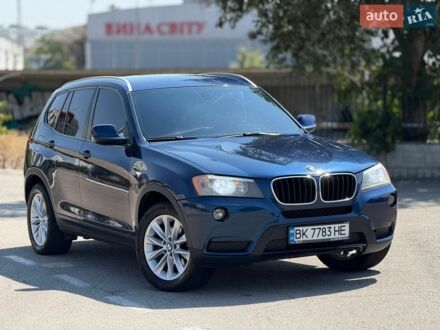 Синий БМВ Х3, объемом двигателя 2 л и пробегом 191 тыс. км за 15999 $, фото 1 на Automoto.ua