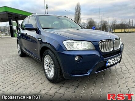 Синий БМВ Х3, объемом двигателя 2 л и пробегом 170 тыс. км за 12999 $, фото 1 на Automoto.ua
