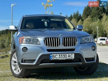 Синий БМВ Х3, объемом двигателя 2 л и пробегом 144 тыс. км за 13800 $, фото 1 на Automoto.ua