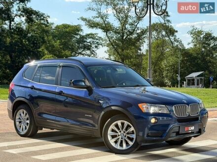Синій БМВ Х3, об'ємом двигуна 2 л та пробігом 172 тис. км за 13000 $, фото 1 на Automoto.ua