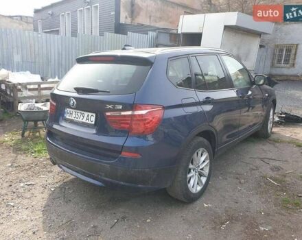 Синий БМВ Х3, объемом двигателя 2 л и пробегом 120 тыс. км за 6500 $, фото 1 на Automoto.ua