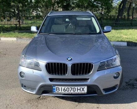 Синий БМВ Х3, объемом двигателя 2 л и пробегом 220 тыс. км за 15000 $, фото 1 на Automoto.ua
