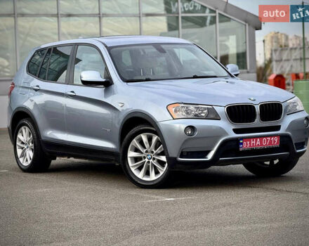 Синий БМВ Х3, объемом двигателя 2 л и пробегом 98 тыс. км за 12900 $, фото 1 на Automoto.ua