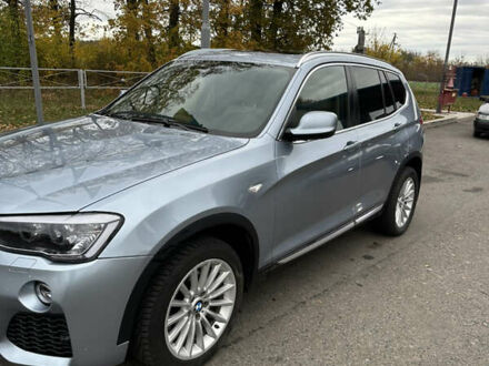 Синій БМВ Х3, об'ємом двигуна 2 л та пробігом 195 тис. км за 18500 $, фото 1 на Automoto.ua