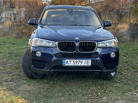 Синий БМВ Х3, объемом двигателя 2 л и пробегом 209 тыс. км за 21000 $, фото 1 на Automoto.ua