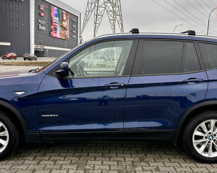 Синий БМВ Х3, объемом двигателя 2 л и пробегом 194 тыс. км за 18500 $, фото 1 на Automoto.ua