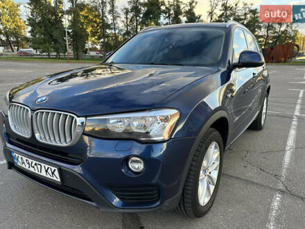Синій БМВ Х3, об'ємом двигуна 2 л та пробігом 144 тис. км за 17500 $, фото 1 на Automoto.ua