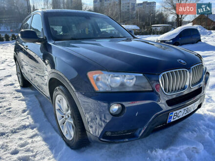 Синій БМВ Х3, об'ємом двигуна 2 л та пробігом 211 тис. км за 12800 $, фото 1 на Automoto.ua