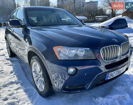 Синий БМВ Х3, объемом двигателя 2 л и пробегом 211 тыс. км за 12800 $, фото 1 на Automoto.ua