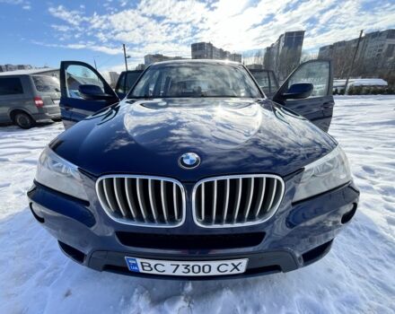 Синий БМВ Х3, объемом двигателя 2 л и пробегом 211 тыс. км за 13100 $, фото 1 на Automoto.ua
