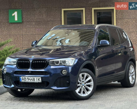 Синий БМВ Х3, объемом двигателя 2 л и пробегом 198 тыс. км за 16500 $, фото 1 на Automoto.ua