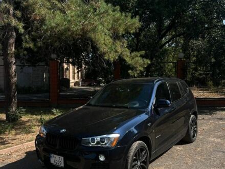 Синий БМВ Х3, объемом двигателя 3 л и пробегом 130 тыс. км за 14000 $, фото 1 на Automoto.ua