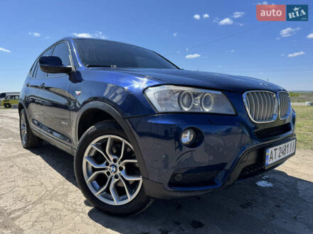 Синий БМВ Х3, объемом двигателя 2.98 л и пробегом 154 тыс. км за 13500 $, фото 1 на Automoto.ua