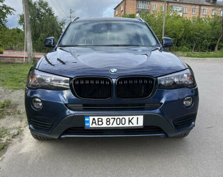 БМВ Х3 2014 в Жмеренке на Automoto.ua Синий БМВ Х3, объемом двигателя 2 л и пробегом 150 тыс. км за 18000 $, фото 1 на Automoto.ua