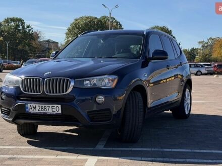 Синий БМВ Х3, объемом двигателя 2 л и пробегом 165 тыс. км за 16000 $, фото 1 на Automoto.ua