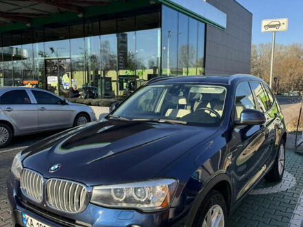 Синий БМВ Х3, объемом двигателя 2 л и пробегом 175 тыс. км за 15300 $, фото 1 на Automoto.ua