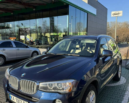 Синий БМВ Х3, объемом двигателя 2 л и пробегом 175 тыс. км за 15300 $, фото 1 на Automoto.ua