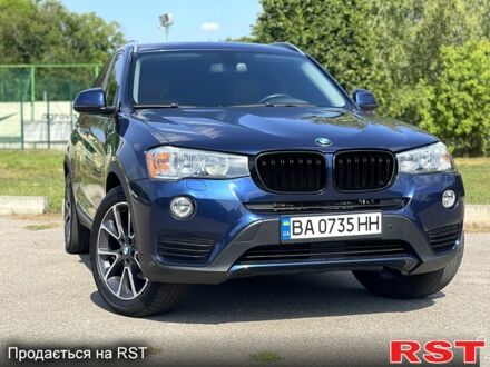 Синий БМВ Х3, объемом двигателя 2 л и пробегом 240 тыс. км за 18500 $, фото 1 на Automoto.ua