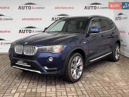 Синий БМВ Х3, объемом двигателя 2 л и пробегом 194 тыс. км за 19950 $, фото 1 на Automoto.ua