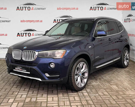 Синій БМВ Х3, об'ємом двигуна 2 л та пробігом 194 тис. км за 19950 $, фото 1 на Automoto.ua