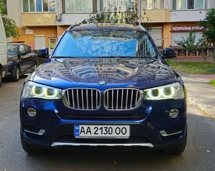 Синий БМВ Х3, объемом двигателя 2 л и пробегом 202 тыс. км за 26500 $, фото 1 на Automoto.ua