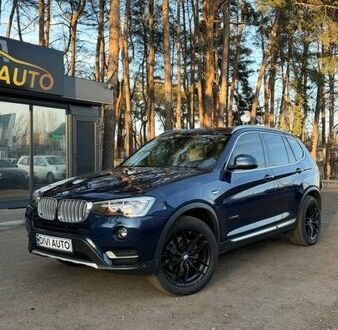 Синий БМВ Х3, объемом двигателя 3 л и пробегом 220 тыс. км за 15000 $, фото 1 на Automoto.ua