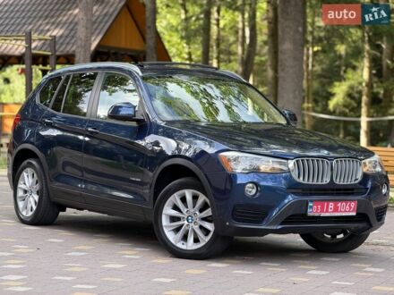 Синий БМВ Х3, объемом двигателя 2 л и пробегом 228 тыс. км за 13850 $, фото 1 на Automoto.ua