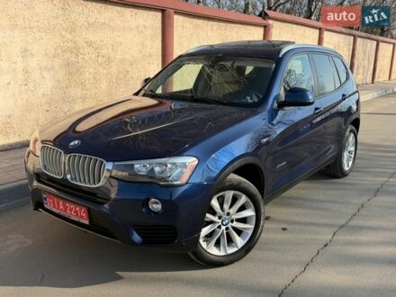 Синий БМВ Х3, объемом двигателя 2 л и пробегом 202 тыс. км за 14000 $, фото 1 на Automoto.ua