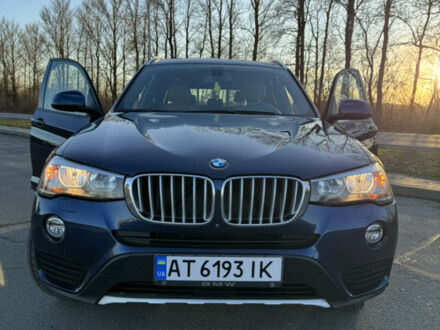 Синий БМВ Х3, объемом двигателя 2 л и пробегом 92 тыс. км за 17499 $, фото 1 на Automoto.ua