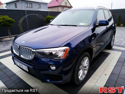 Синий БМВ Х3, объемом двигателя 2 л и пробегом 81 тыс. км за 19300 $, фото 1 на Automoto.ua