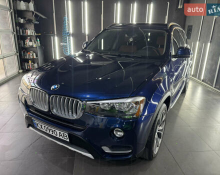 Синій БМВ Х3, об'ємом двигуна 2 л та пробігом 96 тис. км за 20900 $, фото 1 на Automoto.ua