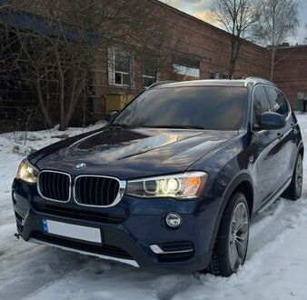 Синий БМВ Х3, объемом двигателя 2.98 л и пробегом 122 тыс. км за 22499 $, фото 1 на Automoto.ua