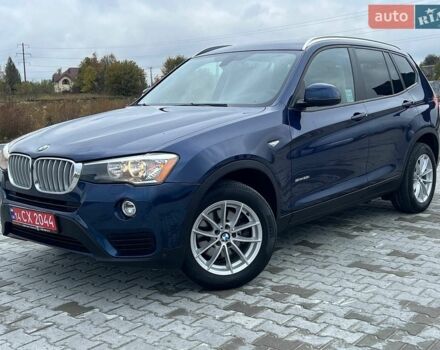 Синий БМВ Х3, объемом двигателя 2 л и пробегом 113 тыс. км за 16750 $, фото 1 на Automoto.ua
